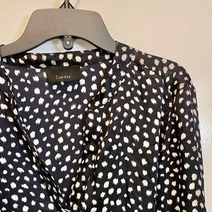 Lumiere satin blouse